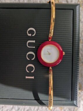 Authentic Bright Red Gucci Bezel Only